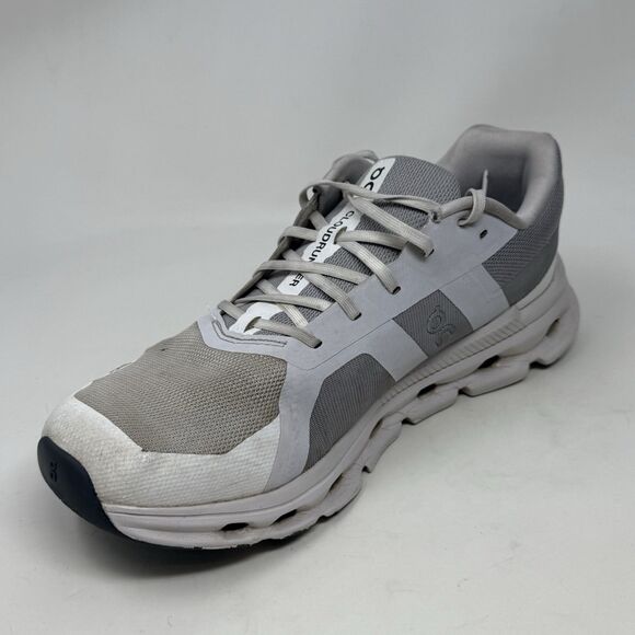 On Cloud Cloudrunner Running Shoes Womens 9.5 White Mesh Lightweight Sneakers - Picture 9 of 16